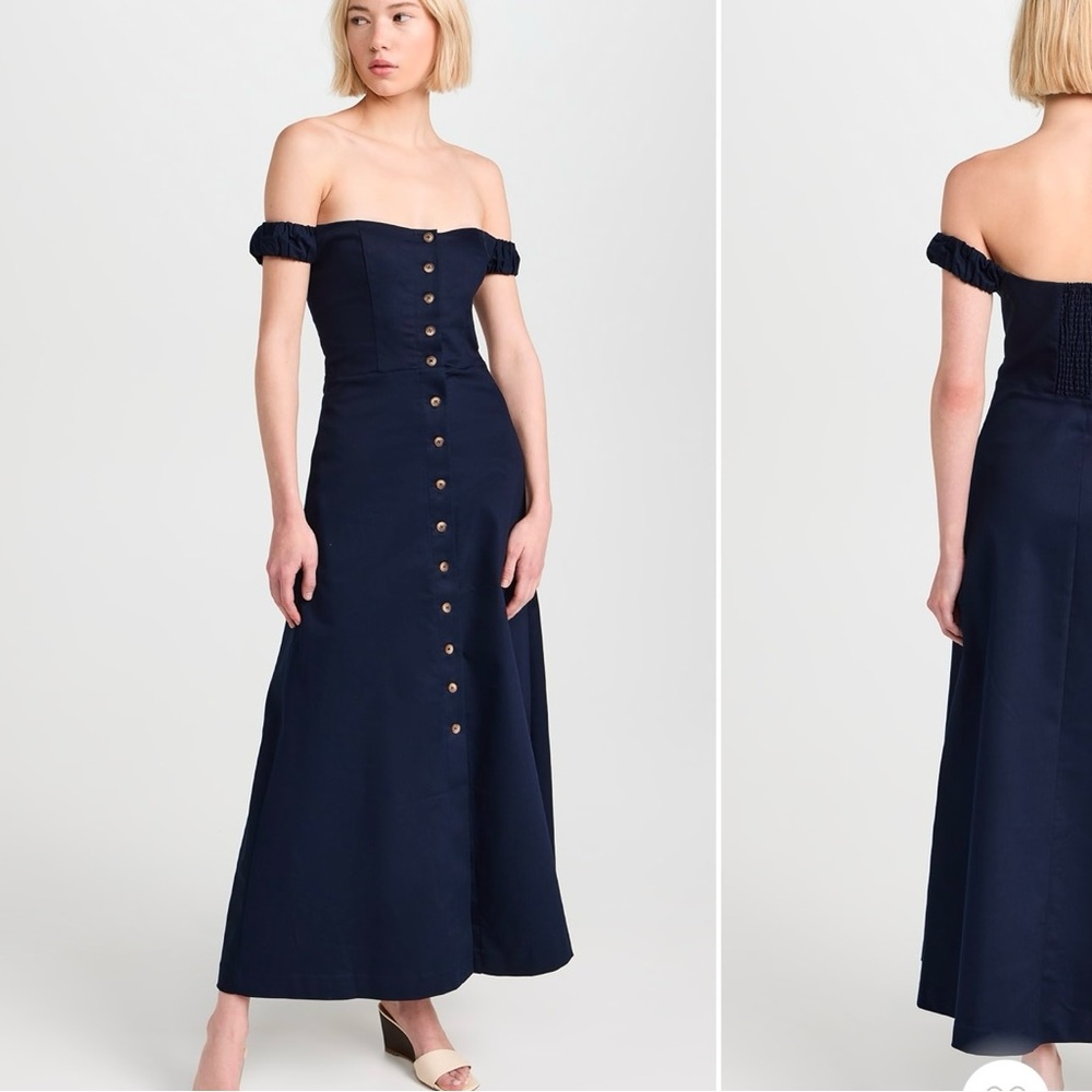 Favorite Daughter Navy The Lovesick Dress